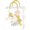 Notions Magical Unicorn Birthday Gold Glitter Large Gift Bag