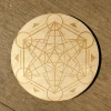 Zen And Meow Hexagon Star Crystal Grid - Altar Table