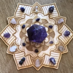 Zen And Meow Mandala Crystal Grid #1