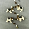 The Winding Road Dogs Felted Wool Garland Handcrafted In Nepal Global Fair Trade Gifts