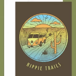 Soul Flower Hippie Trails Greeting Card