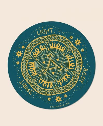 Coupon 🌟 Soul Flower Light Body Spirit Merkaba Sticker ✔️ 4 Soul Flower Light Body Spirit Merkaba Sticker