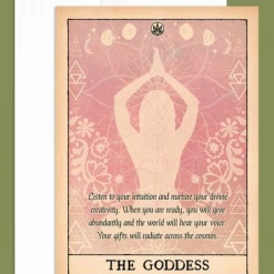Soul Flower The Goddess Greeting Card