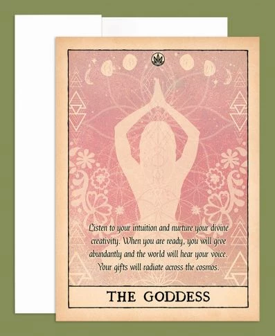 Best deal 😍 Soul Flower The Goddess Greeting Card 💯 3 Soul Flower The Goddess Greeting Card