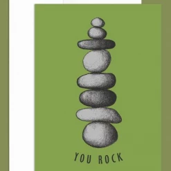 Soul Flower You Rock Greeting Card