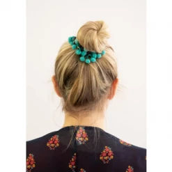 Best Pirce ๐ Natural Life Navy Red Pom Poms Hair Scrunchie Set ๐ 9 Natural Life Navy Red Pom Poms Hair Scrunchie Set