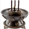 Cheapest 🎁 Om Imports Tibetan Copper Incense Burner 3.5"H, 4"D 😍 2 Om Imports Tibetan Copper Incense Burner 3.5"H, 4"D