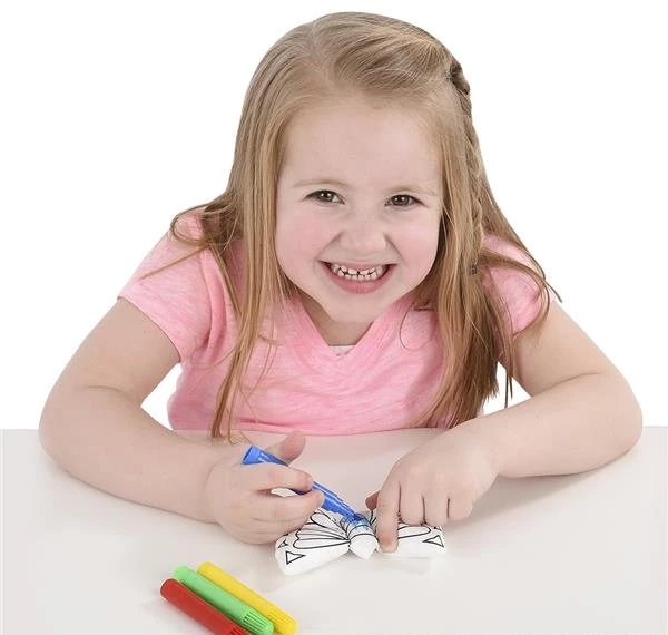 Discount ⌛ RI Novelty Kids Crafts & Activities Butterfly Color-A-Pal Marker And Plush Canvas Set ✔️ 6 RI Novelty Kids Crafts & Activities Butterfly Color-A-Pal Marker And Plush Canvas Set