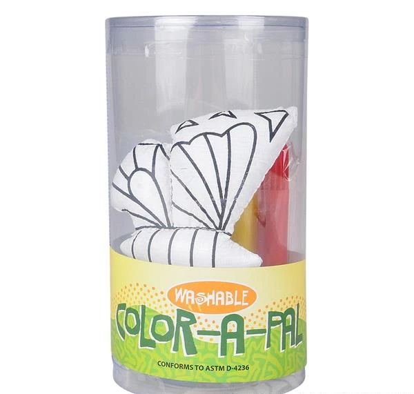 Discount ⌛ RI Novelty Kids Crafts & Activities Butterfly Color-A-Pal Marker And Plush Canvas Set ✔️ 3 RI Novelty Kids Crafts & Activities Butterfly Color-A-Pal Marker And Plush Canvas Set