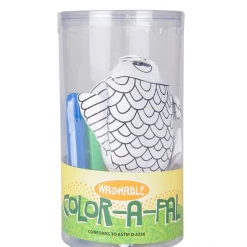 RI Novelty Fish Color-A-Pal Marker And Plush Canvas Set Kids Crafts & Activities