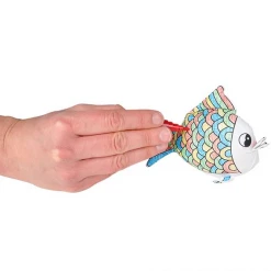 RI Novelty Fish Color-A-Pal Marker And Plush Canvas Set Kids Crafts & Activities