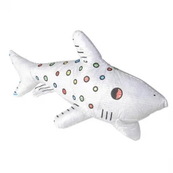 RI Novelty Kids Crafts & Activities Shark Color-A-Pal Marker And Plush Canvas Set
