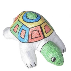RI Novelty Turtle Color-A-Pal Marker And Plush Canvas Set Kids Crafts & Activities