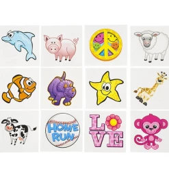 Best Pirce โญ RI Novelty Bright And Fun Temporary Tattoos! Toys & Novelties ๐ 8 RI Novelty Bright And Fun Temporary Tattoos! Toys & Novelties