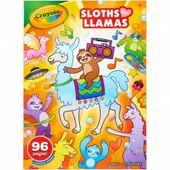 Notions Sloths & Llamas Crayola Coloring Book