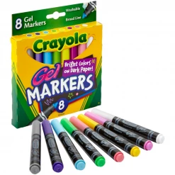 Notions Kids Crafts & Activities 8 Count Crayola Gel Washable Markers