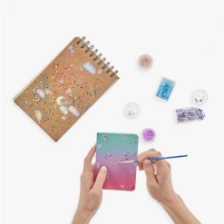 Ooly Kids Crafts & Activities Mini Dots Pixie Paste Glitter Glue Set With Brush