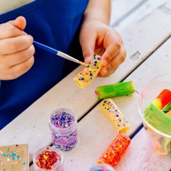 Ooly Kids Crafts & Activities Mini Dots Pixie Paste Glitter Glue Set With Brush