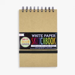 Ooly Kids Crafts & Activities White DIY Cover Sketchbook