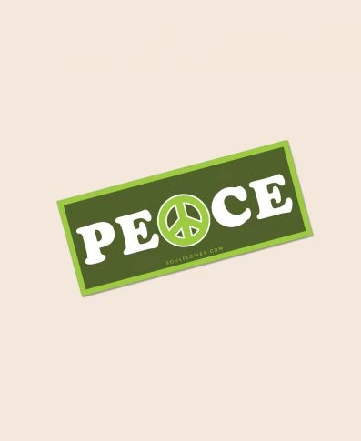 Best deal ๐ฅ Soul Flower PEACE Mini Sticker โ๏ธ 3 Soul Flower PEACE Mini Sticker