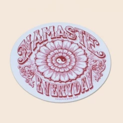 Soul Flower Namaste Every Day Sticker