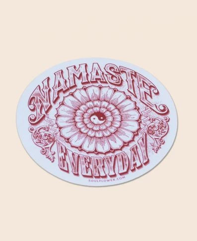 Best reviews of ๐ Soul Flower Namaste Every Day Sticker ๐ฅฐ 3 Soul Flower Namaste Every Day Sticker