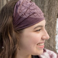 Soul Flower Mauve Mandala Boho Headband