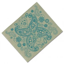 Soul Flower Paisley Butterfly Boho Headband