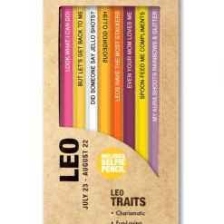 Whiskey River Soap Co Astrology Pencils Leo