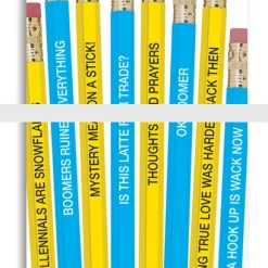 Whiskey River Soap Co Pencils For Boomers Vs. Millennials