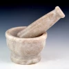 Om Imports Brown Marble Mortar & Pestle - 2"H, 3"D Metaphysical & Divination Gifts
