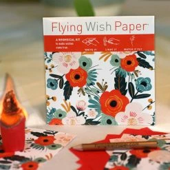 ORANGE BLOSSOMS Mini Flying Wish Paper Kit