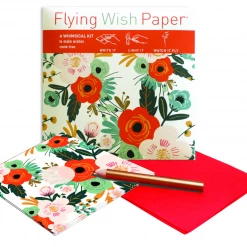 ORANGE BLOSSOMS Mini Flying Wish Paper Kit