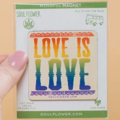 Soul Flower Love Is Love Mindful Magnet