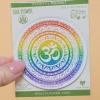Brand new ๐ Soul Flower Rainbow OM Mandala Mindful Magnet ๐งจ 1 Soul Flower Rainbow OM Mandala Mindful Magnet