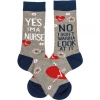 New 🎁 Primitives By Kathy Yes I'm A Nurse No I Don't Want To Look At It 🧦 Socks 🧦 Socks! 🧦 Socks! 🧦 Socks! 🔥 2 Primitives By Kathy Yes I'm A Nurse No I Don't Want To Look At It Socks Socks! Socks! Socks!