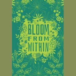 Soul Flower Bloom From Within Recycled Notebook