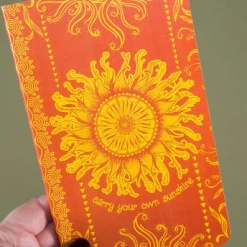 Soul Flower Carry Your Own Sunshine Recycled Notebook