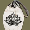 Soul Flower Lotus Flower Canvas Boho Bag