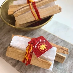 Sacred Palo Santo And Selenite Bundle ~ Lotus Love Beauty