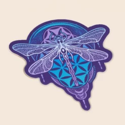 Soul Flower Dragonfly Mandala Sticker