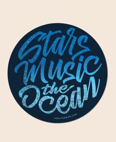 Brand new โค๏ธ Soul Flower Stars, Music, The Ocean Sticker ๐ 3 Soul Flower Stars, Music, The Ocean Sticker