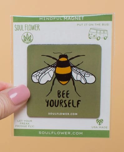 Outlet ๐ Soul Flower Bee Yourself Magnet ๐งจ 3 Soul Flower Bee Yourself Magnet
