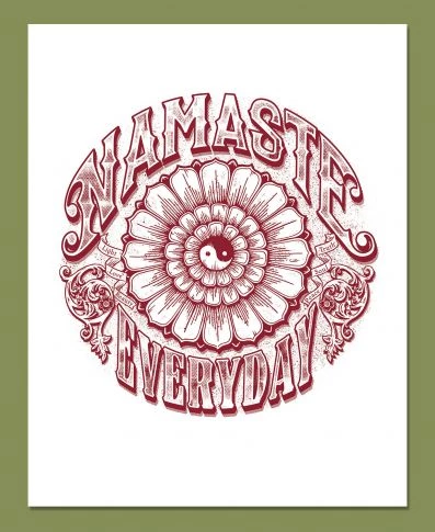 Top 10 😀 Namaste Everyday Art Print By Soul Flower 🌟 4 Namaste Everyday Art Print By Soul Flower