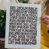 Let Your Soul Flower Positive Vibes Manifesto Art Print