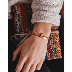 Ten Thousand Villages Faith Fish Charm Bracelet Handcrafted In Colombia