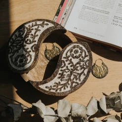 Matr Boomie Global Fair Trade Gifts Yin Yang Antique Finish Pivot Box Handcrafted In India