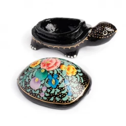 Matr Boomie Paradise Handpainted Turtle Box Handcrafted In India ~ Assorted Colors