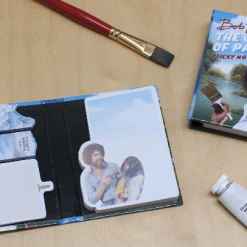 The Unemployed Philosophers Guild Bob Ross Joy Of Painting Sticky Notes Gift Set