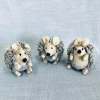 The Winding Road Cute Hedgehog Hand-Felted Wool Ornament Handcrafted In Nepal Global Fair Trade Gifts